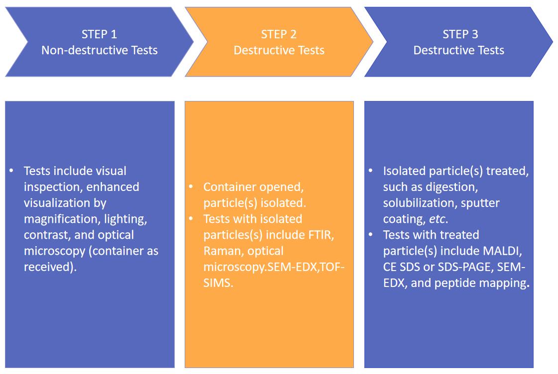 Fig. 2 Our workflow of injectable liposome particulate matter analysis.