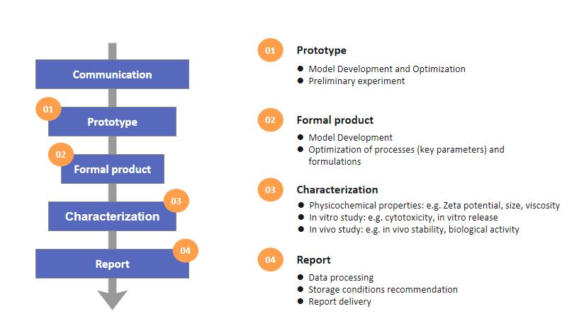 Fig.2 Schematic diagram of our workflow for magnetic liposome.