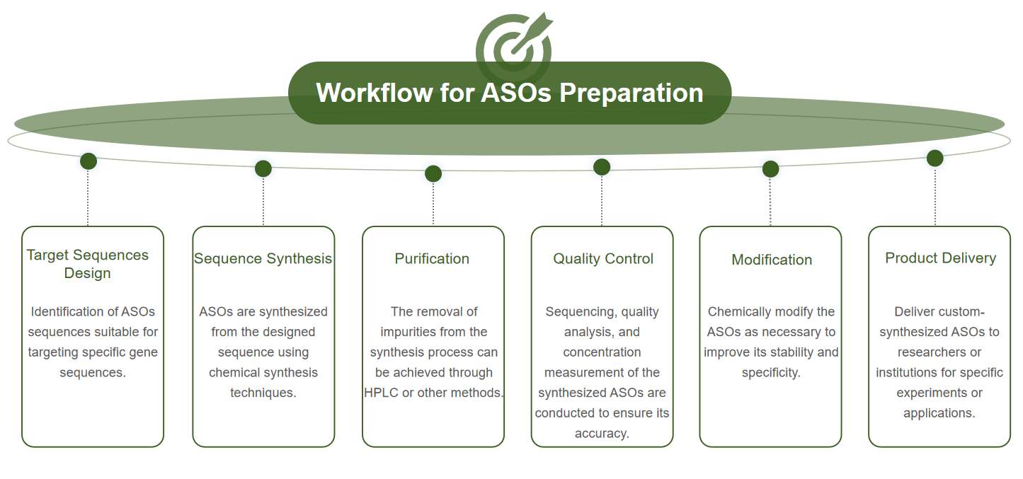 Fig.1 The process of preparing ASOs