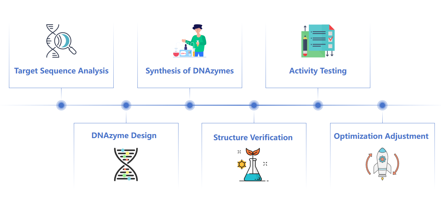 Fig.1 The process of preparing DNAzyme