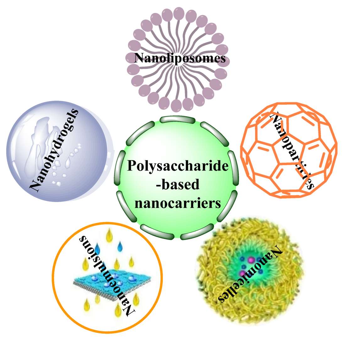 Fig.3 Nanocarriers Utilizing Polysaccharides.