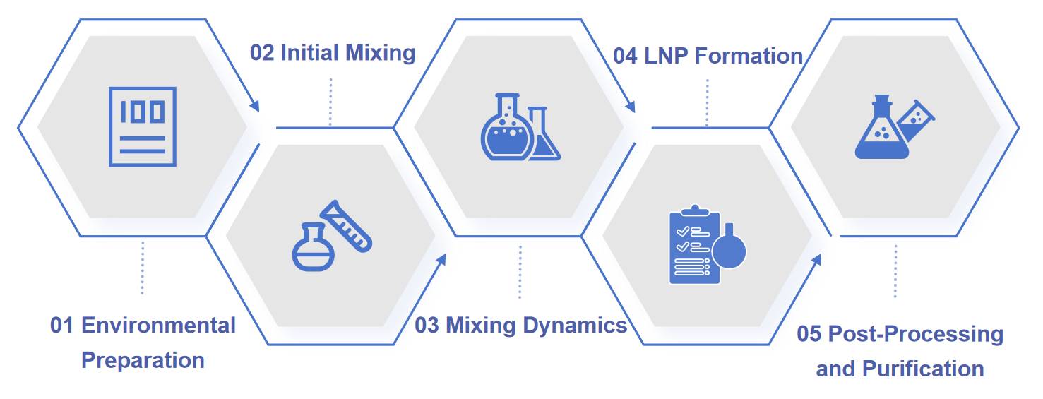 Fig.2 Development process flowchart for lipid-based nanoparticles.