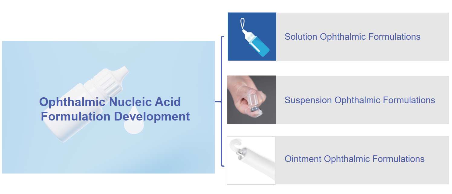 Fig.1 Development of nucleic acid formulations for ophthalmic applications.