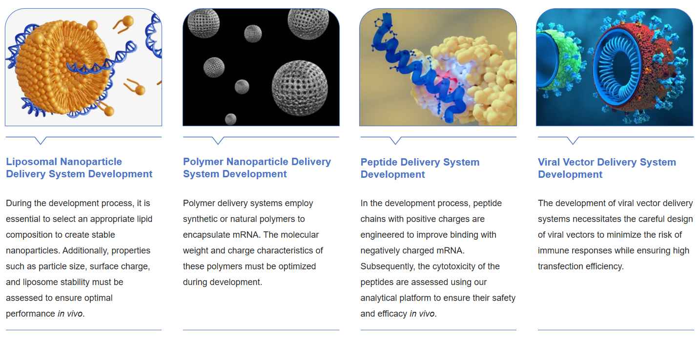 Fig.1 mRNA delivery system