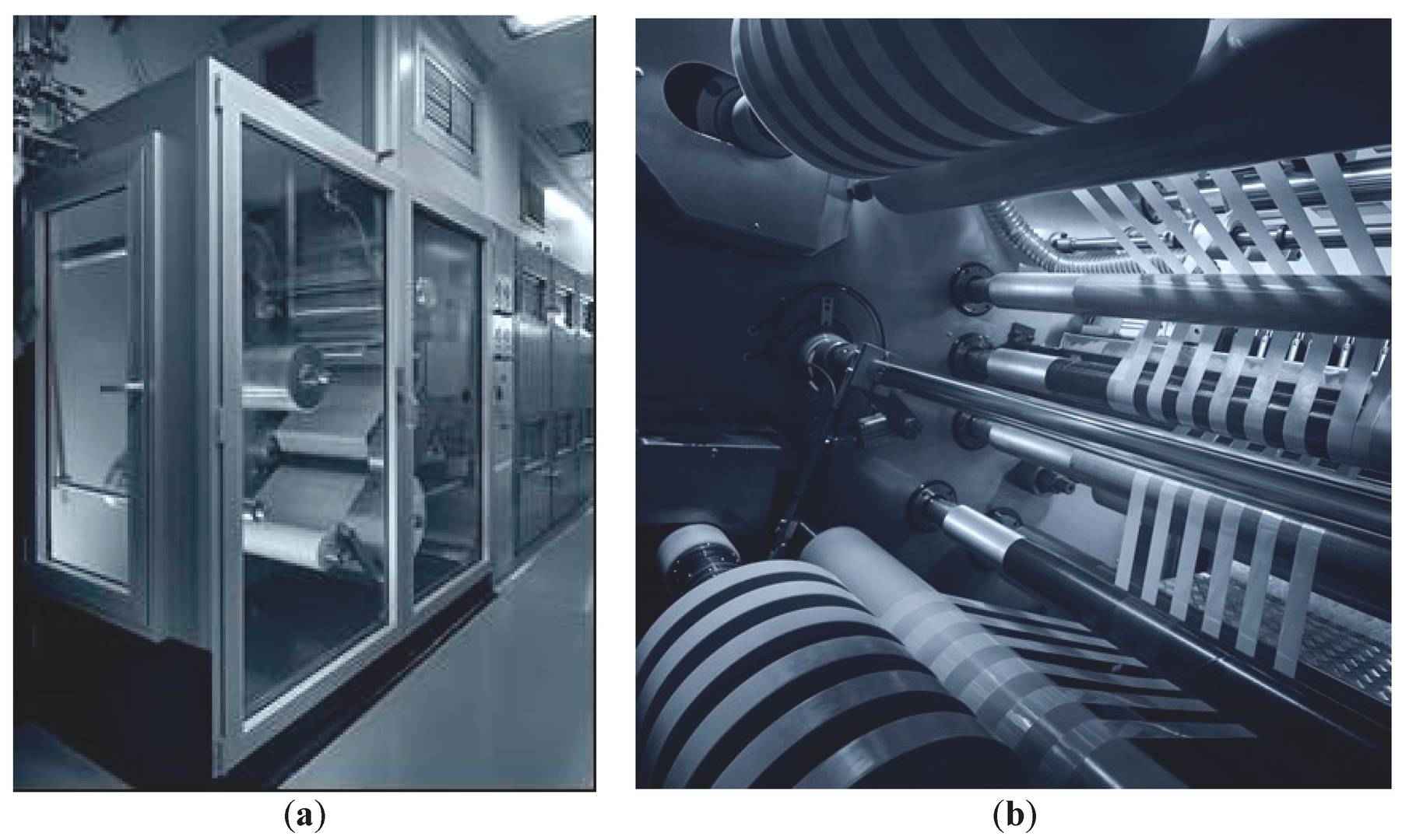 Fig.3 Coating and slitting manufacturing process of oral thin film.