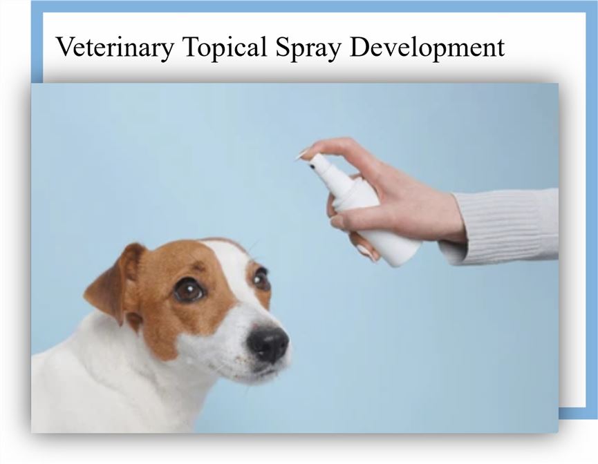 Veterinary Topical Spray Development - CD Formulation